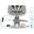 Leagan electric pentru bebelusi Fillikid Mimi grey