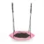 Leagan pentru copii hexagonal tip cuib de barza suspendat Ecotoys MIR6023 roz