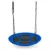 Leagan pentru copii rotund tip cuib de barza suspendat 100 cm Ecotoys MIR6001 albastru