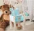 Leagan pentru copii si bebelusi Catifea Velvet perna detasabila ursulet Teddy Baby blue