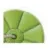 Leagan rotund din plastic, Monkey PP10 – Lime Green