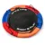 Leagan rotund pentru copii, Meteor, tip cuib de barza suspendat, cadrul din metal, tesatura Oxford 600D, BlueRedOrange, 110cm