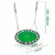 Leagan tip cuib pentru copii Neo-Sport 120 cm 150 kg Verde