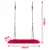 Leagan tip cuib pentru copii dreptunghiular XXL 110 x 70 cm 150 kg Neo-Sport 1011 rosu