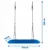 Leagan tip cuib pentru copii dreptunghiular XXL 110 x 70 cm 150 kg Neo-Sport Albastru