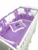 Lenjeria de pat Personalizata cu 4 perne aparatori matlasate, cearceaf cu volanas, pilota si pernuta 120×60 cm violet