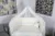 Lenjerie 11 piese Cream albastru cu baldachin 120×60 cm