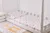 Lenjerie 3 piese pat 90×200 cm model flori de bumbac