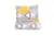 Lenjerie 5 piese patut 120×60 cm bumbac model Forme Geometrice