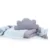 Lenjerie 6 piese gray-blue fara baldachin 120×60 cm