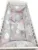 Lenjerie cu perne lungi pat 140×70 cm Norisori cu luna gri-roz