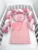 Lenjerie de pat 120×60 cm cu aparatoare impletita 180 cm mix stelute roz