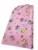 Lenjerie de pat 3 piese cu cearceaf plapumioara si pernuta slim 120×60 cm Croitoria Noastra bufnite roz