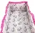 Lenjerie de pat 3 piese cu cearceaf plapumioara si pernuta slim 140×70 cm Croitoria Noastra unicorni Roz