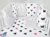 Lenjerie modulara pentru patut cu 8 piese 120×90 cm Black and Pink Mice