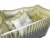 Lenjerie patut 140×70 cm cu 6 aparatori pufoase, cearsaf si paturica bej – norisori – stelute