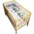 Lenjerie patut Sweet Panda 4 piese roz 120×60 cm
