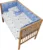 Lenjerie patut cu 2 fete si 5 piese 120×60 cm Nichiduta Blue Stars