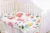 Lenjerie patut cu 3 piese 120×60 cm din bumbac model Masinute colorate