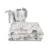 Lenjerie patut cu 3 piese MimiNu 120×60 cm din bumbac Design Woodland