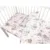 Lenjerie patut cu 3 piese MimiNu din bumbac 120×60 cm Little Ballerina Pink
