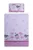Lenjerie patut cu 4 piese 140×70 cm Balerina fond roz