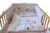 Lenjerie patut cu 5 piese 120x60cm Puppy Roz