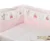 Lenjerie patut cu 5 piese 120x60cm Teddy Play Pink M2