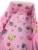 Lenjerie patut cu 5 piese Croitoria Noastra Bufnite pe roz 120×60 cm