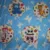Lenjerie pentru copii Novokids Animalute Albastru din bumbac cu 3 piese