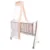 Lenjerie pentru leaganul cu baldachin First Dreams Lorelli Beige Stars