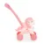 Masina electrica de facut baloane pentru copii Moni Pony Pink Wings cu maner de impingere, design avion, solutie de baloane 2x60ml inclusa