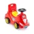 Masinuta copii Ride-On fara pedale First Step Car Red de la 12 luni, spatar cu functie de impingere, spatiu de depozitare sub scaun, volan cu claxon