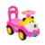 Masinuta copii Ride-On fara pedale Moni Super Car Pink cu functii muzicale si spatiu de depozitare