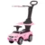Masinuta copii de impins Chipolino Flash Pink cu maner si copertina detasabile, suport pentru picioare, spatiu de depozitare sub sezut, volan cu functii muzicale