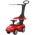 Masinuta copii de impins Chipolino Flash Red cu maner si copertina detasabile, suport pentru picioare, spatiu de depozitare sub sezut, volan cu functii muzicale