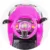 Masinuta copii de impins Chipolino Super Car pink cu maner si copertina detasabile, pentru copii intre 3 si 5 ani, suport pentru picioare, bara de protectie, volan cu sunete, spatiu de depozitare sub sezut