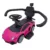 Masinuta copii de impins Lamborghini Aventador Blue Pink, cu maner parental detasabil, sunete si lumini LED, roti din cauciuc, suport pentru picioare, bara de protectie, greutate maxima admisa 30 kg