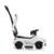 Masinuta copii de impins Moni Victory 2 in 1 White,cu maner parental detasabil,copertina,suport pentru picioare,spatiu pentru jucarii sub scaun,de la 3 ani,greutate maxima suportata 23 kg
