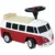 Masinuta copii fara pedale Big Baby VW T1 red, cu roti silentioase,licenta Volkswagen,potrivita copiilor cu varsta intre 1,5 si 5 ani,sezut lat si detasabil, spatiu de depozitare jucarii, volan cu claxon
