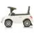 Masinuta copii fara pedale Chipolino Fiat 500 white, volan cu melodii si claxon, scaun spatios cu spatar, sustine o greutate de pana la 20 kg