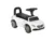 Masinuta copii fara pedale Mercedes Coupe White cu muzica si sunete, spatiu pentru depozitarea jucariilor, spatar inalt, protectie impotriva rasturnarii, inaltime de la sol la sezut 24 cm