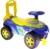 Masinuta copii fara pedale Ride-On Music 0142R04 Galben Albastru cu sunete si greutate maxima admisa de 30 kg
