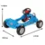 Masinuta cu pedale pentru copii Pilsan Herby Mica Albastru, Miscare liniara a pedalelor, Greutate maxima admisa 20 kg, Design prietenos, Volan cu claxon