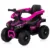 Masinuta de impins Chipolino ATV Pink cu maner, efecte luminoase si sonore