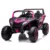 Masinuta electrica copii Nichiduta UTV Racing Pink 12V,telecomanda 2.4G,usi cu deschidere,faruri led,pornire la buton,muzica,centura de siguranta