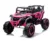 Masinuta electrica copii Nichiduta Racing Speed Pink,cu telecomanda,acumulator 12V4.5Ah,scaun piele,2 motoare,deschidere usi,faruri cu led,roti rezistente cu suspensii,slow start