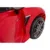 Masinuta electrica pentru copii Aston Martin DBX rosu 100W cu telecomanda, suspensii, lumini, panou audio, scaun piele si roti din spuma Eva