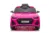 Masinuta electrica pentru copii Audi RS6 BRD-2118 Pink, cu telecomanda 2.4G, 2 motoare 45W fiecare, baterie 12V si 4.5Ah, sistem audio integrat MP3, USB si Bluetooth, faruri si stopuri luminoase, 102 x 43 x 60 cm