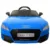 Masinuta electrica pentru copii Audi TT R-Sport Albastru 70W cu scaun din piele, slow start, faruri si lumini led, unitate audio cu display, mufa Mp3 si Usb